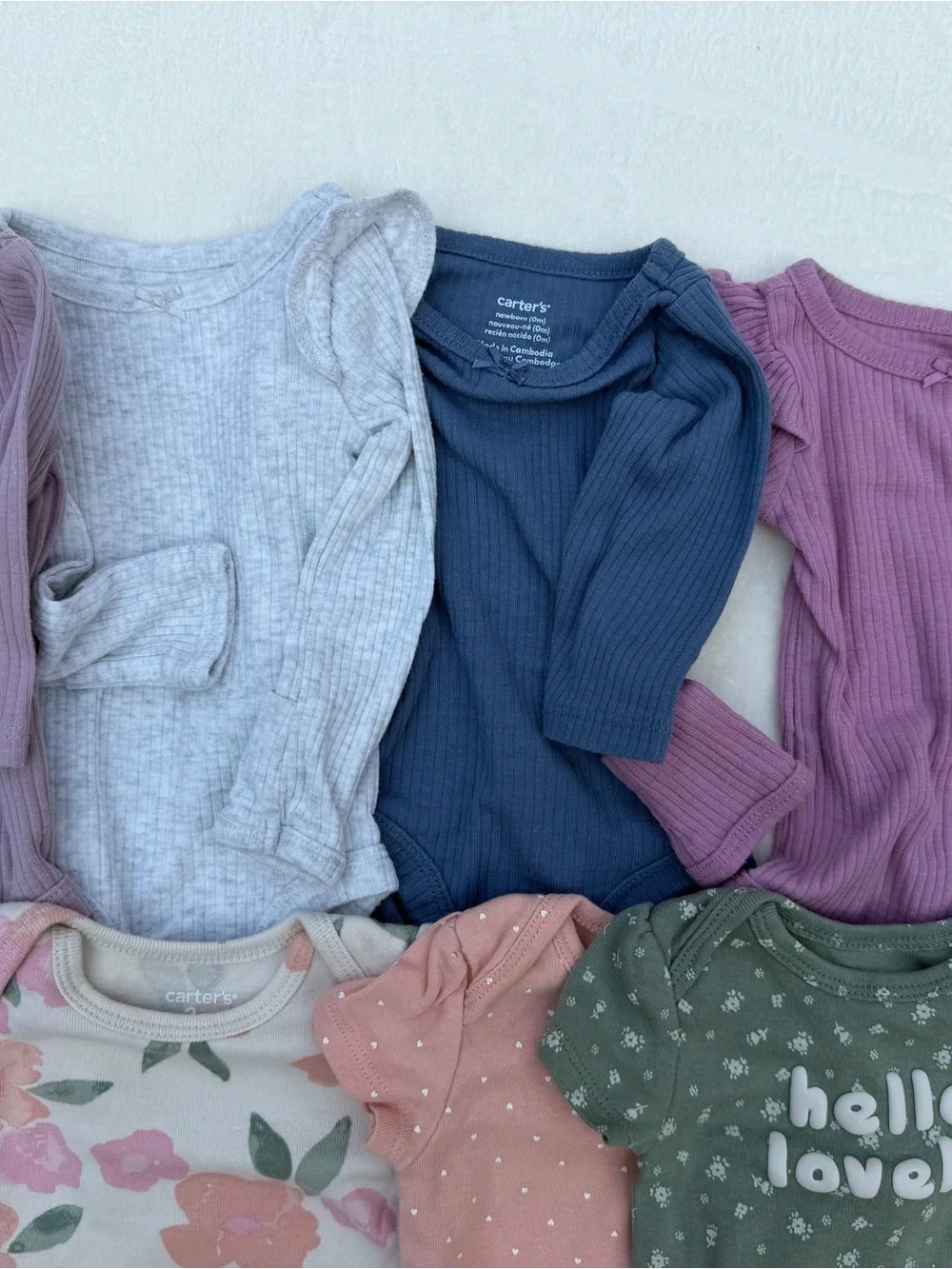 GAP Kids Short Sleeve Tee & Bodysuit Mix - Green, Pink, Blue, Red, Cream